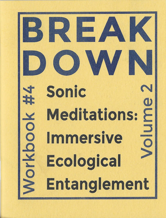 Break Down Workbook #4 — Sonic Meditations: Immersive Ecological Entanglement