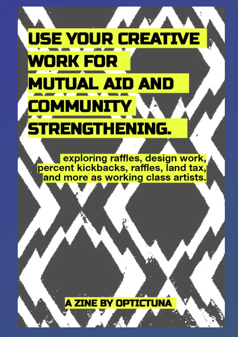 Use Your Creative Work for Mutual Aid