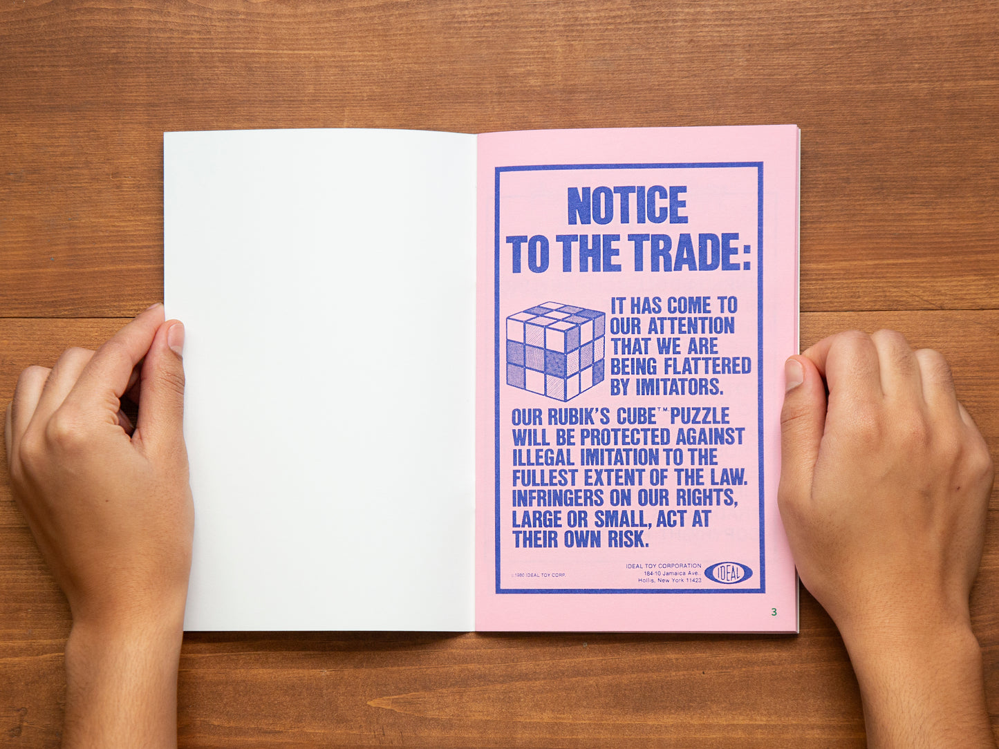 Library Excavations #6: Notice to the Trade