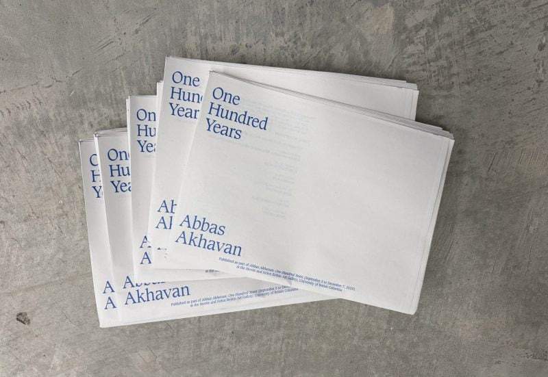 Abbas Akhavan: One Hundred Years