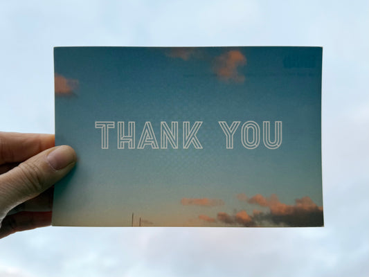 Set of 13 iconic CDCC Thank You postcards