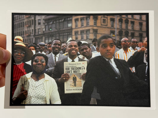 Artist's postcard: Gordon Parks (1912 - 2006)