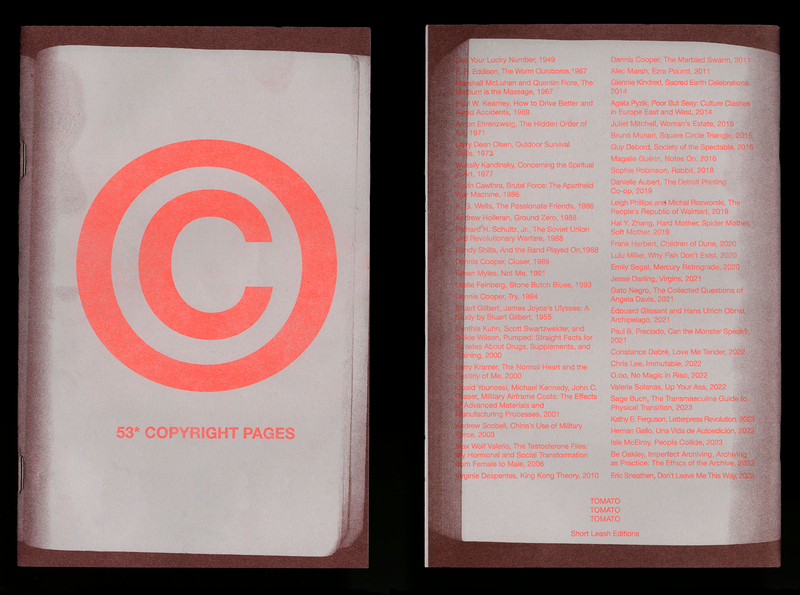 53* COPYRIGHT PAGES