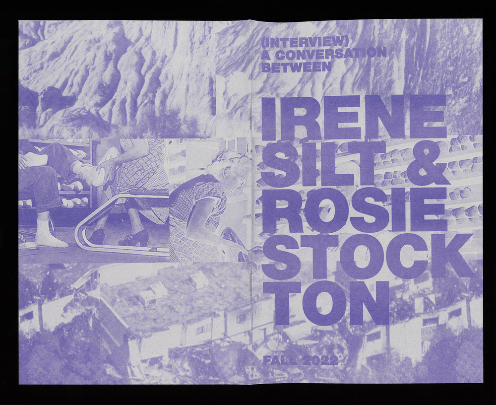 A CONVERSATION BETWEEN IRENE SILT AND ROSIE STOCKTON