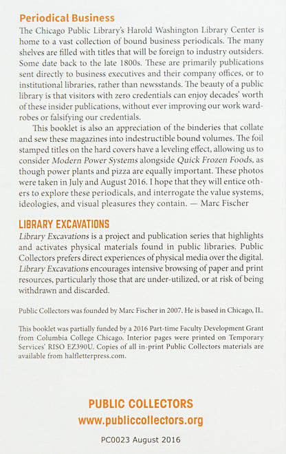 Library Excavations #3: Periodical Business