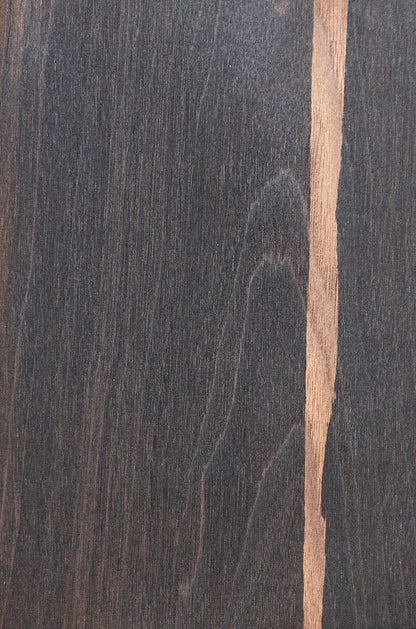 Ebonizing study on walnut veneer (varied edition)